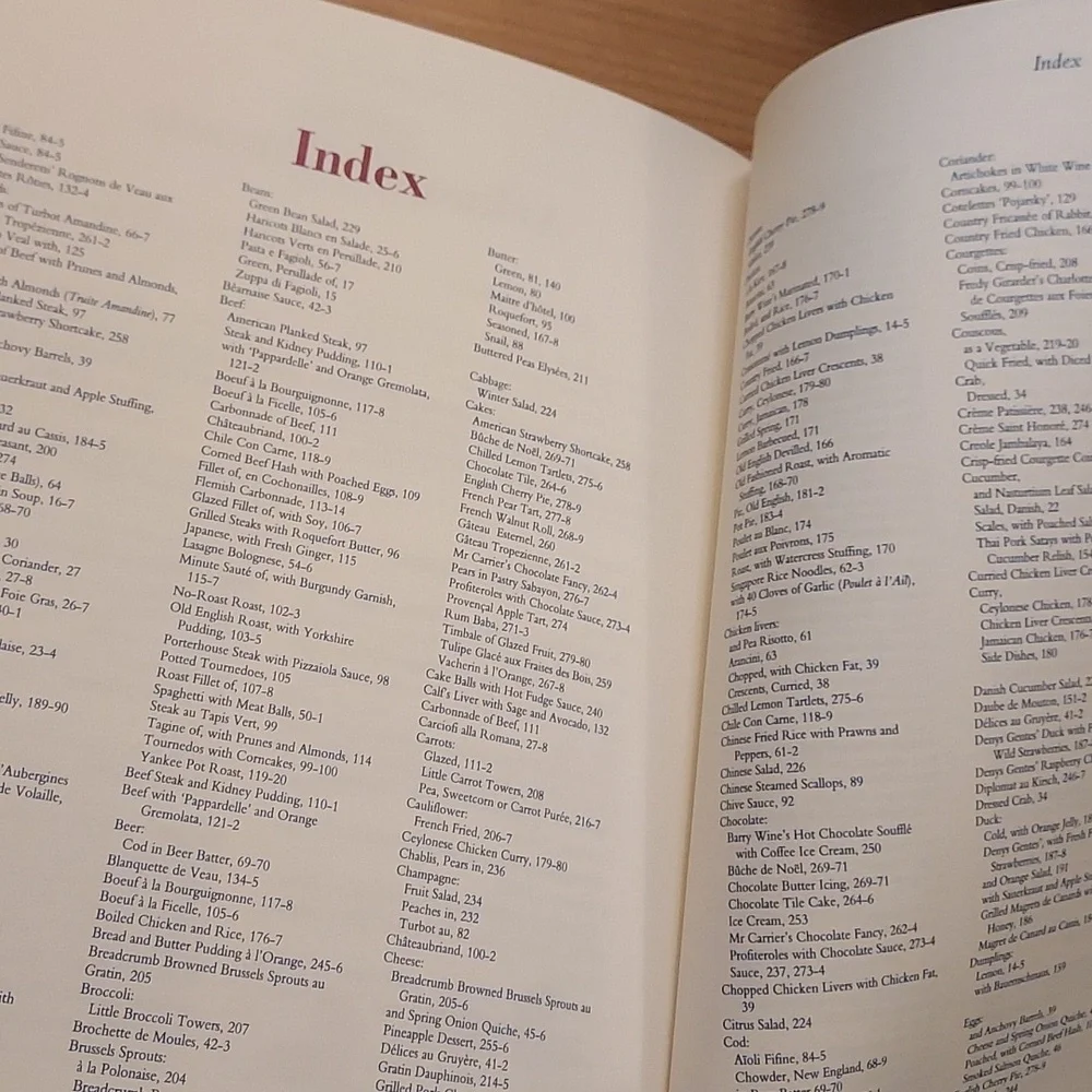 The Best of Robert Carrier Cookbook international cookbook foodie cookbook